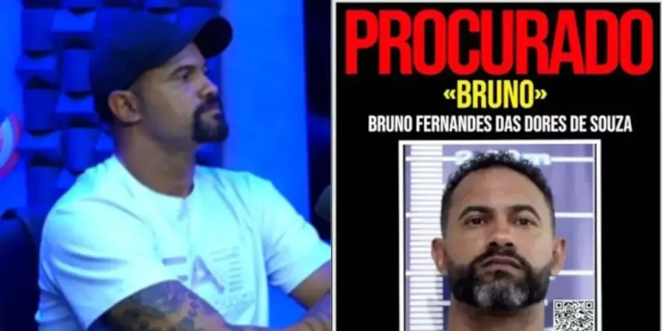 Goleiro Bruno foragido da Justiça (Reprodução: Geral Podcast / Youtube) Goleiro Bruno foragido da Justiça (Reprodução: Geral Podcast / Youtube)