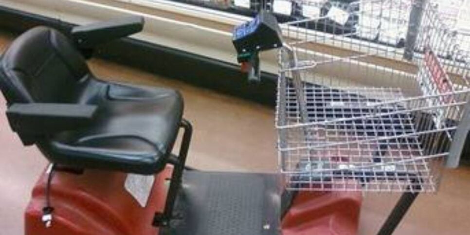 Exemplo de carrinho adaptado aos idosos (Reprodução: Divulgação)