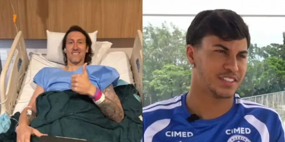 Cássio e Kaio Jorge fora por lesão (Reprodução: Instagram / Youtube)