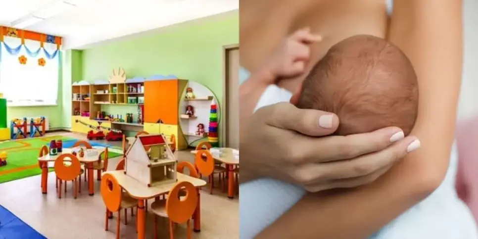 Creches devem ter espaços para mães amamentarem seus filhos (Reprodução: Montagem TV Foco)