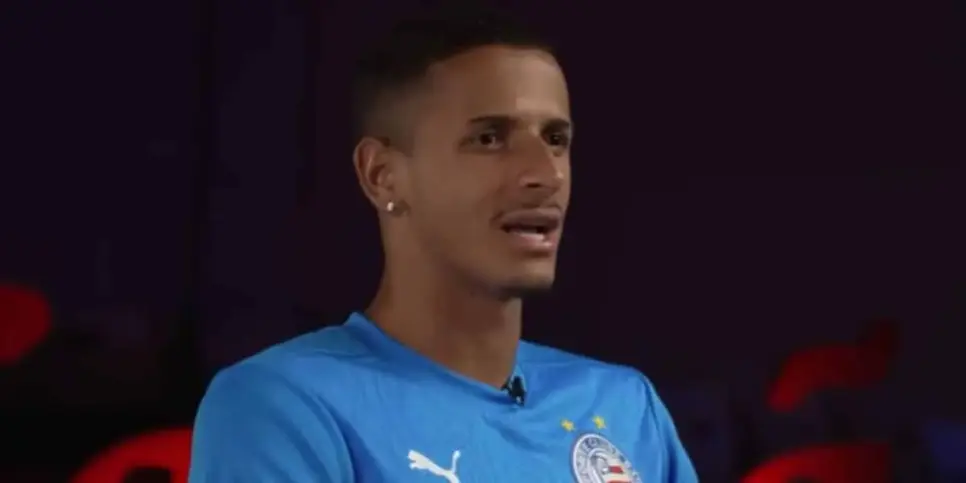 Luciano Juba no radar de Palmeiras e Flamengo (Reprodução: Youtube) Luciano Juba no radar de Palmeiras e Flamengo (Reprodução: Youtube)