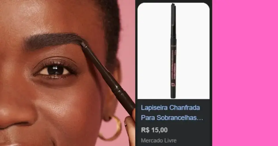 Lapiseira Chanfrada Daillus (Foto Reprodução/Montagem/TV Foco/Google Shopping/YouTube/Lennita) Lapiseira Chanfrada Daillus (Foto Reprodução/Montagem/TV Foco/Google Shopping/YouTube/Lennita)