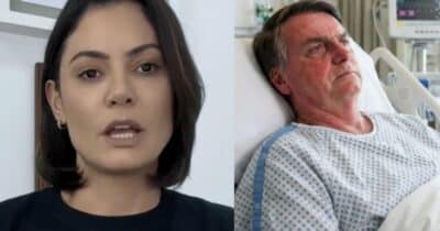 Michelle e Bolsonaro juntos