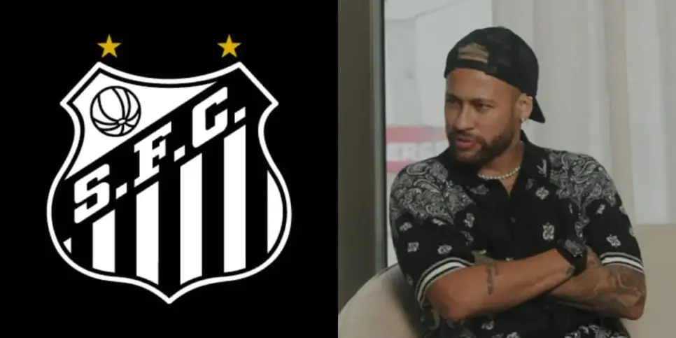 Neymar se revolta com Santos após saída de jogador (Reprodução: Romário TV / Youtube) Neymar se revolta com Santos após saída de jogador (Reprodução: Romário TV / Youtube)
