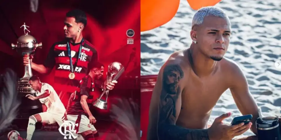 Wanderson Jr já se despediu do Flamengo (Reprodução: Instagram)