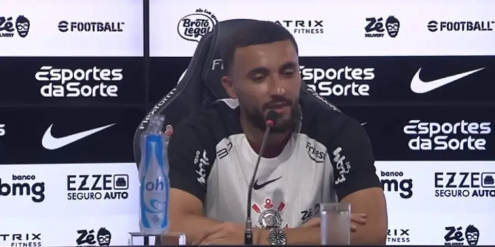 Zakaria tem apenas 9 minutos em campo pelo Corinthians (Reprodução: Youtube)