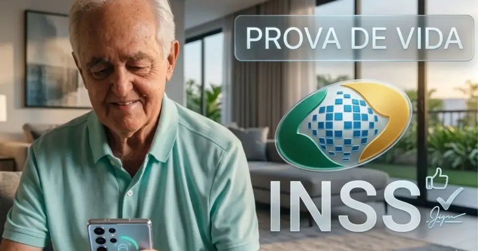 Ilustração Prova de Vida INSS (Foto: Montagem TV Foco / GMN / Canva) Ilustração Prova de Vida INSS (Foto: Montagem TV Foco / GMN / Canva)