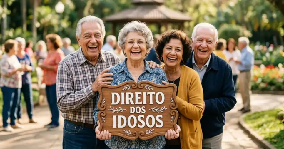 Ilustração direito dos idosos (Foto: Montagem TV Foco / GMN)