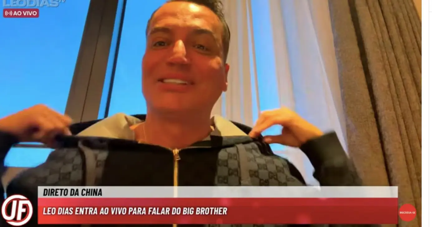 Leo Dias em seu canal (Foto: Reprodução / YouTube)