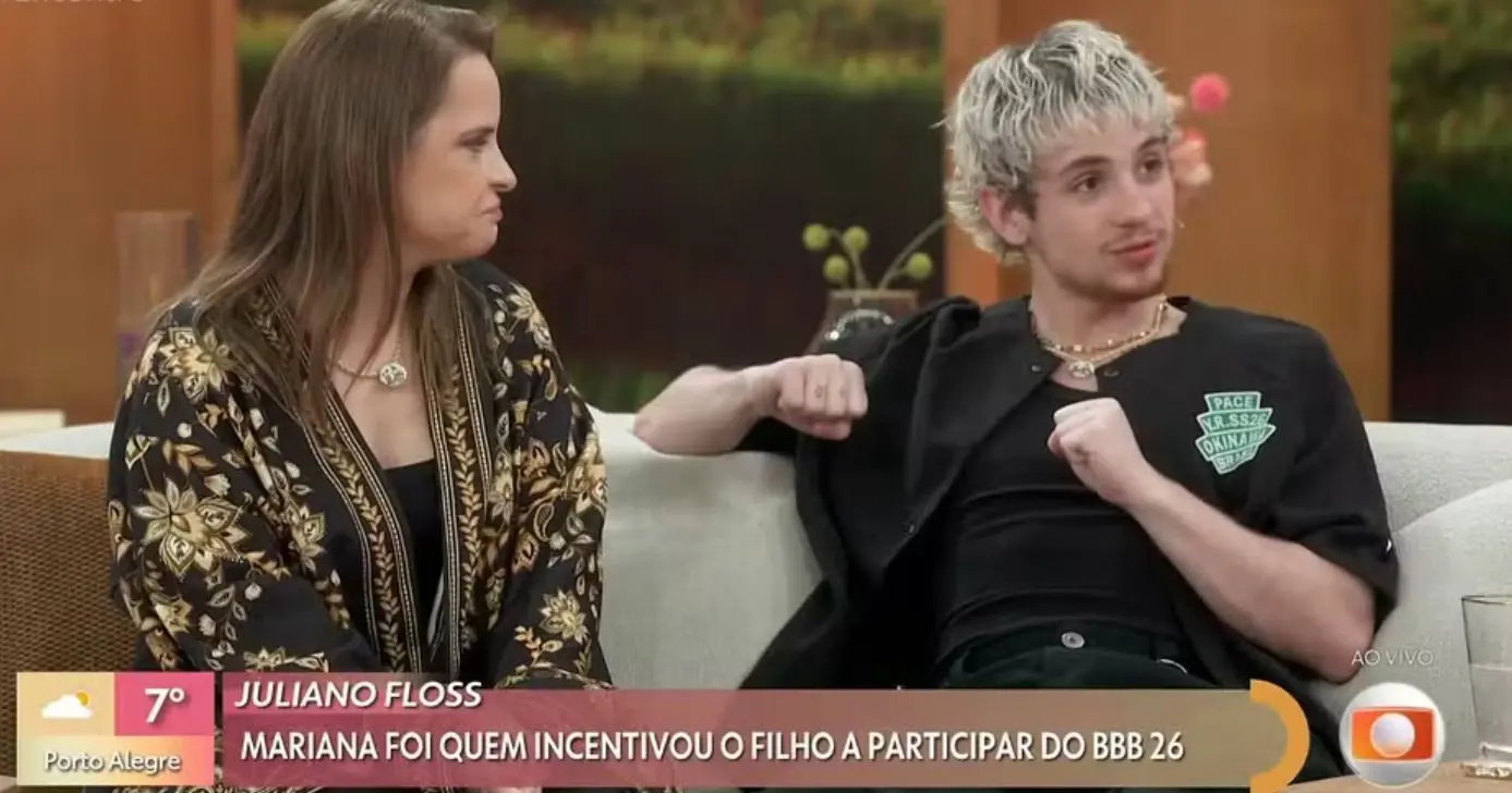 Mariana Floss e Juliano Floss (Foto: Reprodução / Globo) Mariana Floss e Juliano Floss (Foto: Reprodução / Globo)
