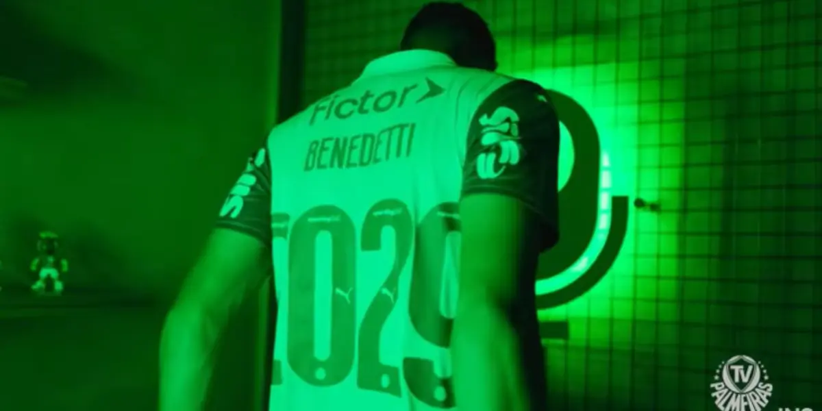 Benedetti renovou com o Palmeiras até 2029 (Reprodução: Youtube)