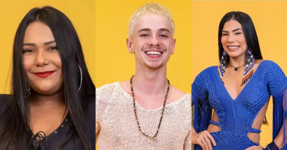 Chaiany, Juliano e Marciele estão no paredão do BBB26 (Foto: Reprodução/ Internet) Chaiany, Juliano e Marciele estão no paredão do BBB26 (Foto: Reprodução/ Internet)