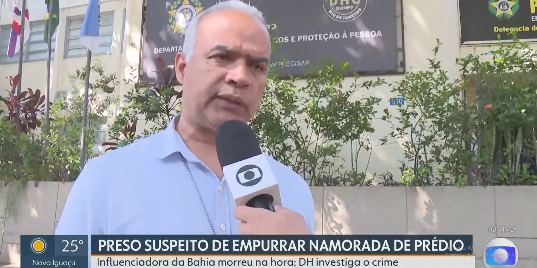 Renato Martins é delegado do caso (Foto: Reprodução / RJ1 - Globo)