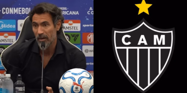Atlético-MG desiste de contratação de volante e deixa Eduardo Domínguez de mãos abanando Atlético-MG desiste de contratação de volante e deixa Eduardo Domínguez de mãos abanando