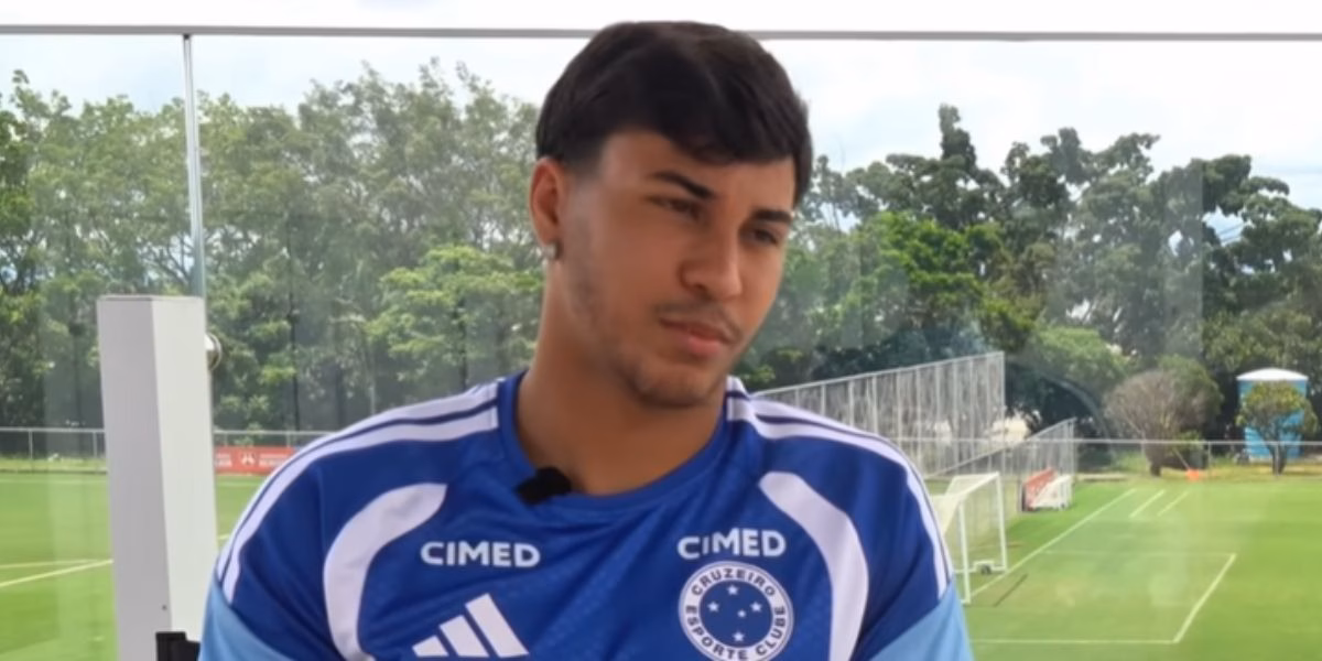 Kaio Jorge no Cruzeiro em 2026 (Reprodução: Yara Fantoni / Youtube) Kaio Jorge no Cruzeiro em 2026 (Reprodução: Yara Fantoni / Youtube)