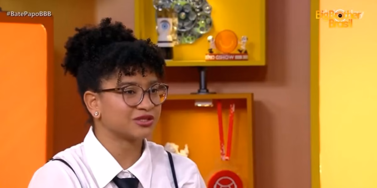 Milena durante o Bate-Papo BBB (Reprodução: Globo)
