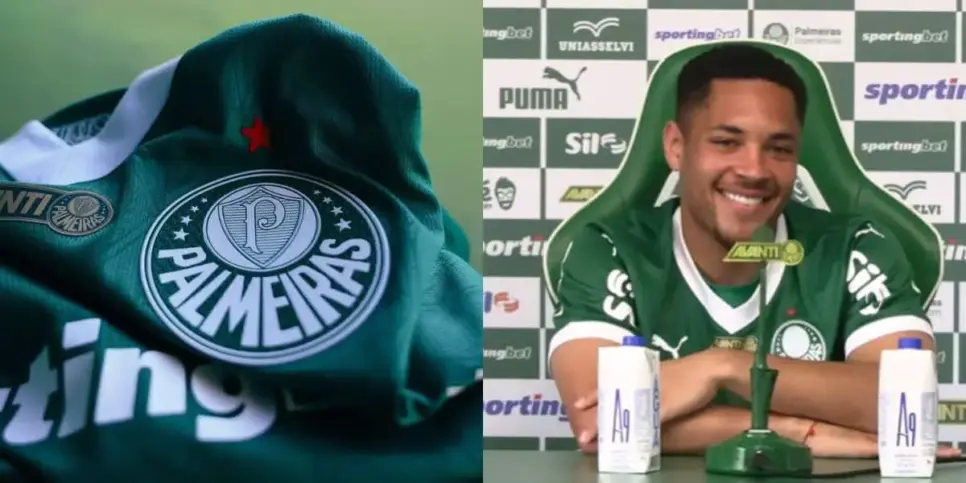 Atacante no Palmeiras para jogar com Vitor Roque ganha atualização (Reprodução: Youtube)