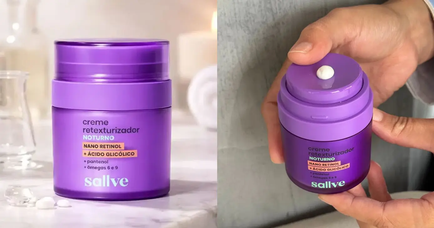 Creme Retexturizador Noturno da Sallve (Foto: Reprodução) Creme Retexturizador Noturno da Sallve (Foto: Reprodução)