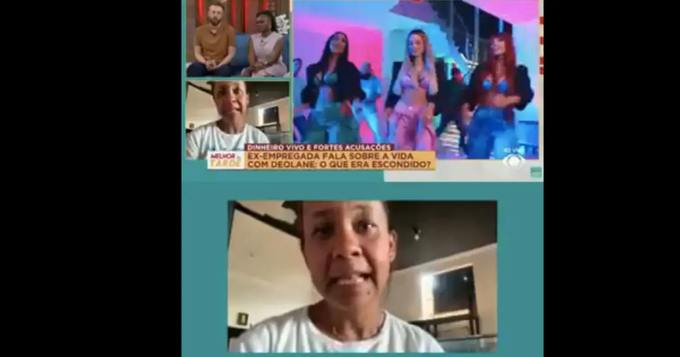 Denise Rosana Bastos, ex-diarista de Deolane Bezerra (Foto: Reprodução / Band) 