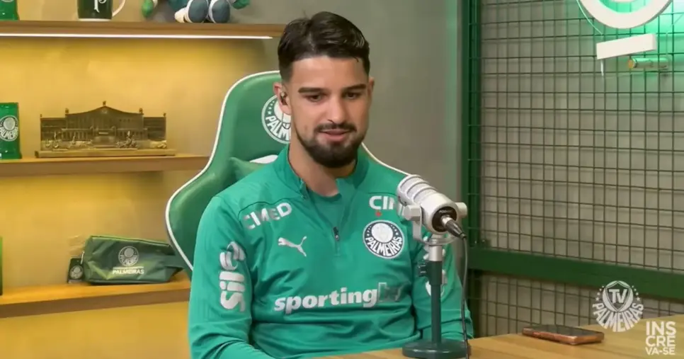 Flaco López (Foto: Palmeiras TV) Flaco López (Foto: Palmeiras TV)