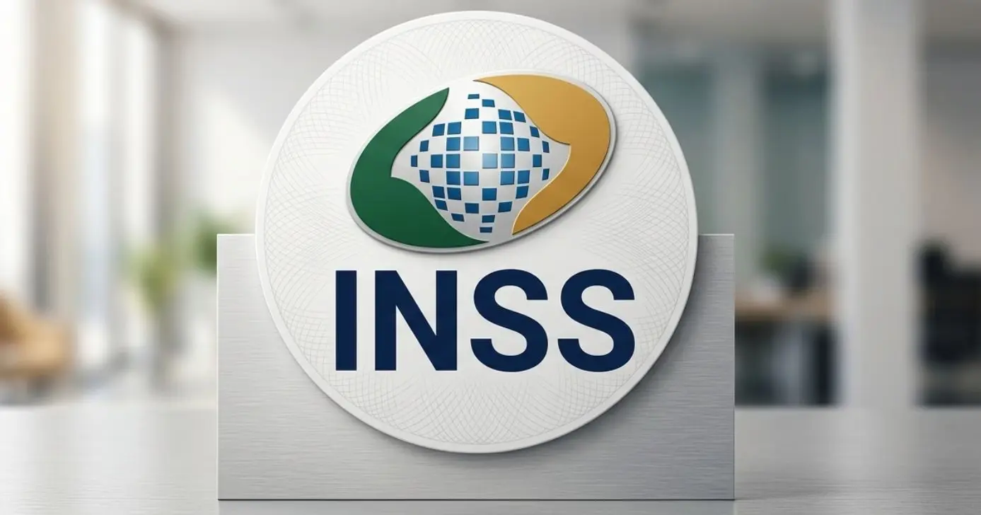 Ilustração logo do INSS (Foto: Montagem TV Foco / GMN)