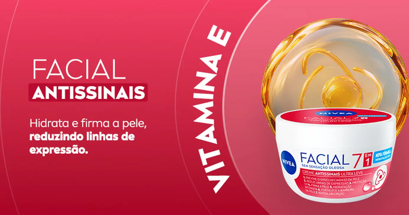 NIVEA Creme Facial Antissinais Ultraleve (Foto: Reprodução) NIVEA Creme Facial Antissinais Ultraleve (Foto: Reprodução)