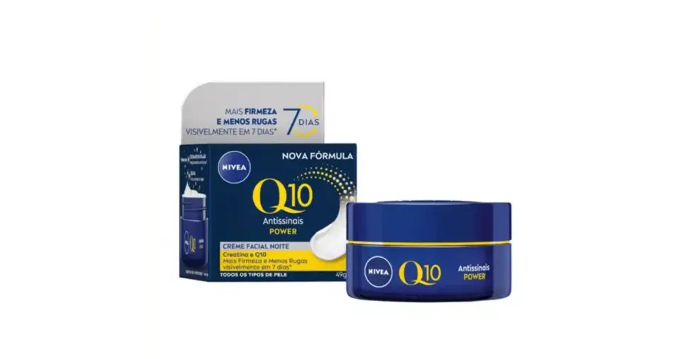 Nívea Creme Facial Antissinais Q10 Power Noite (Foto: Reprodução / Nívea)