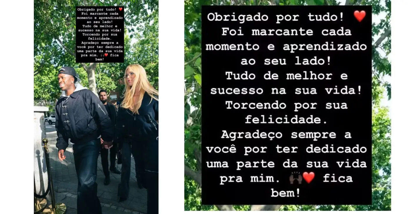 Pronunciamento de Vini Jr (Foto: Reprodução / Instagram)