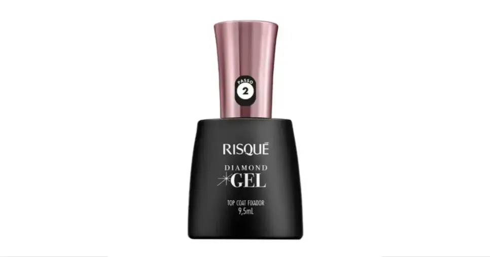 Esmalte Risqué Diamond Gel Top Coat (Foto: Reprodução/Internet) Esmalte Risqué Diamond Gel Top Coat (Foto: Reprodução/Internet)