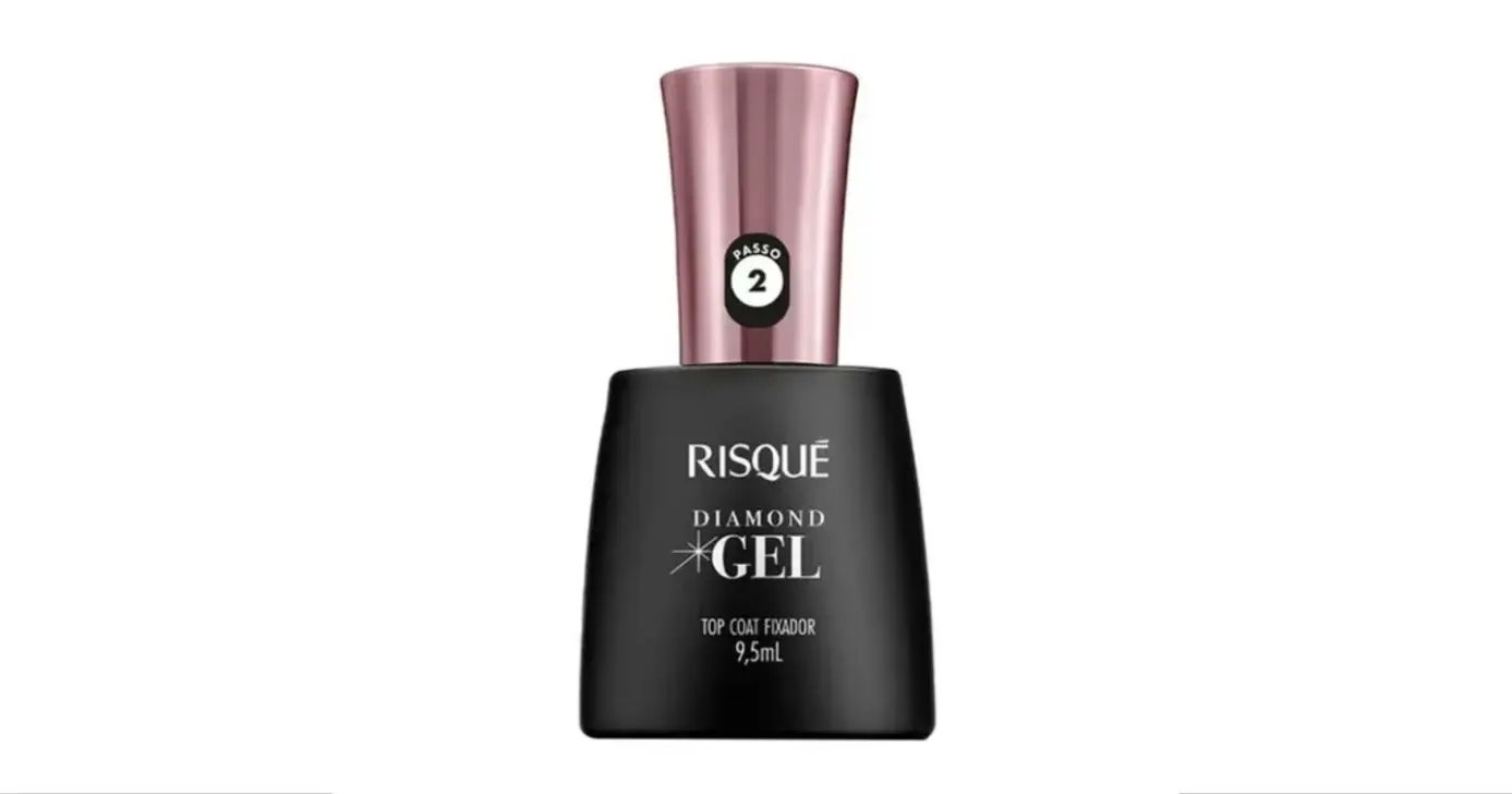 Esmalte Risqué Diamond Gel Top Coat (Foto: Reprodução/Internet)