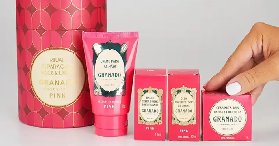 Ritual Reparação Mãos e Unhas Pink - Granado (Foto: Reprodução) Ritual Reparação Mãos e Unhas Pink - Granado (Foto: Reprodução)