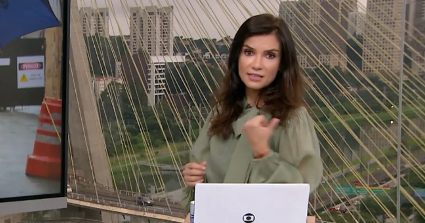 Sabina Simonato no Bom Dia São Paulo (Foto: Reprodução / Globo)