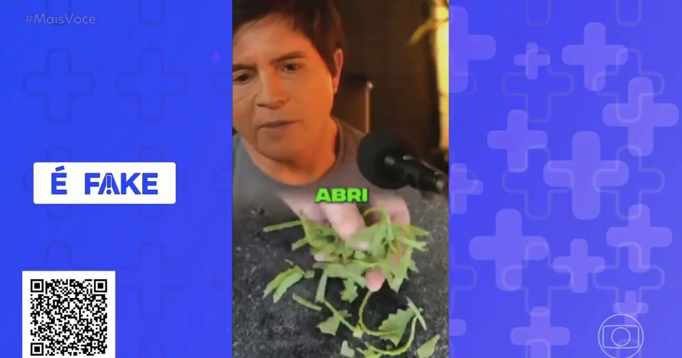 Vídeo falso de Xororó (Foto: Reprodução / Globo)