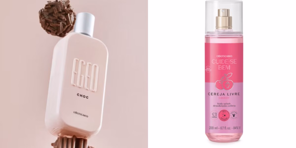 Egeo Choc Desodorante Colônia e Body Splash Desodorante Colônia Cuide-se Bem Cereja Livre (Reprodução: Divulgação) Egeo Choc Desodorante Colônia e Body Splash Desodorante Colônia Cuide-se Bem Cereja Livre (Reprodução: Divulgação)