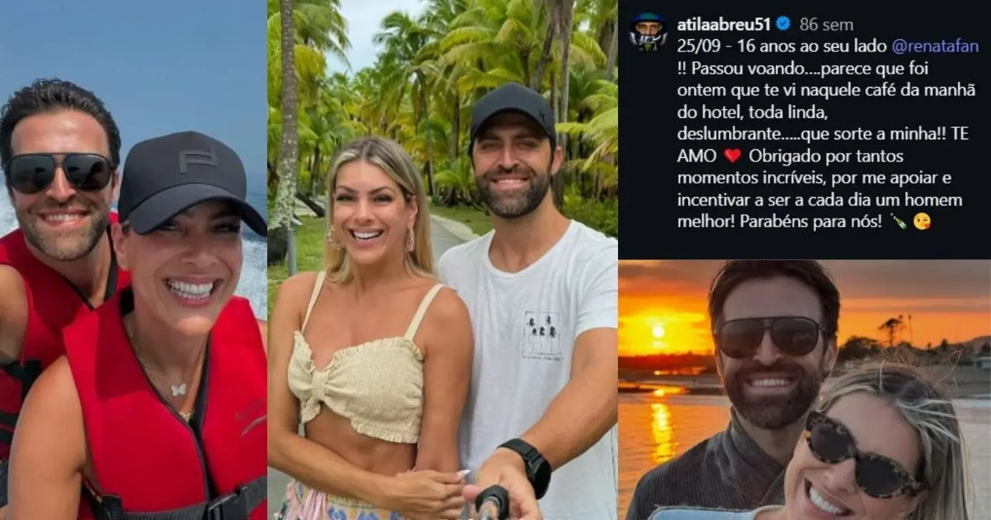Postagem de Átila Abreu em comemoração aos 16 anos, em 2024 (Foto Reprodução/Montagem/Instagram/@Atila abreu) Postagem de Átila Abreu em comemoração aos 16 anos, em 2024 (Foto Reprodução/Montagem/Instagram/@Atila abreu)