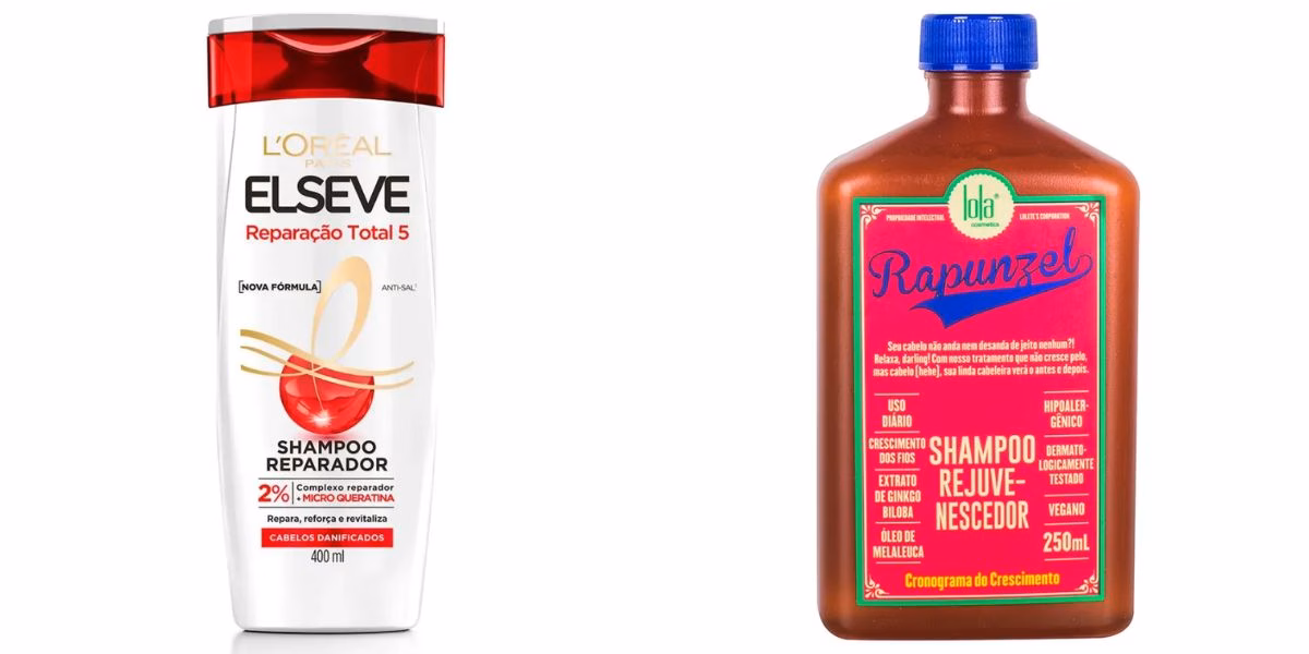 Reparação Total de Elseve e Shampoo Lola From Rio Rapunzel (Reprodução: Divulgação)