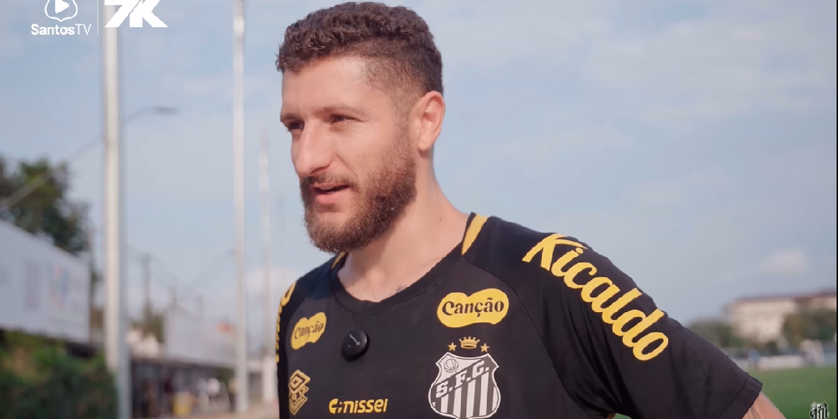 Zé Rafael (Foto: Reprodução/ YouTube Santos TV) Zé Rafael (Foto: Reprodução/ YouTube Santos TV)