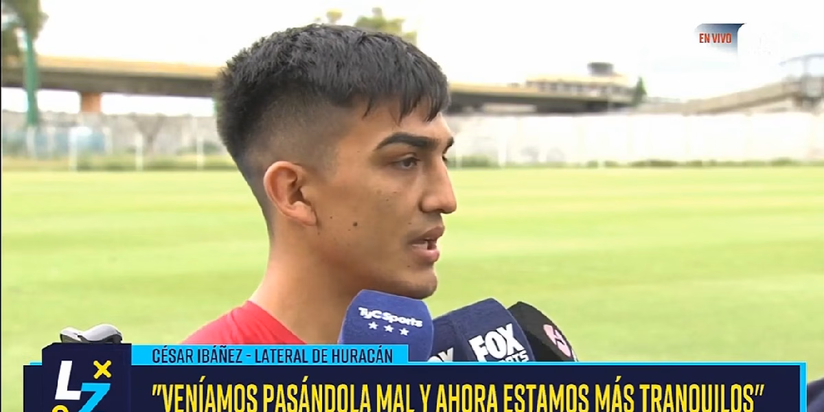 César Ibañez (Foto: Reprodução/ YouTube/ Fox Sports Argentina)