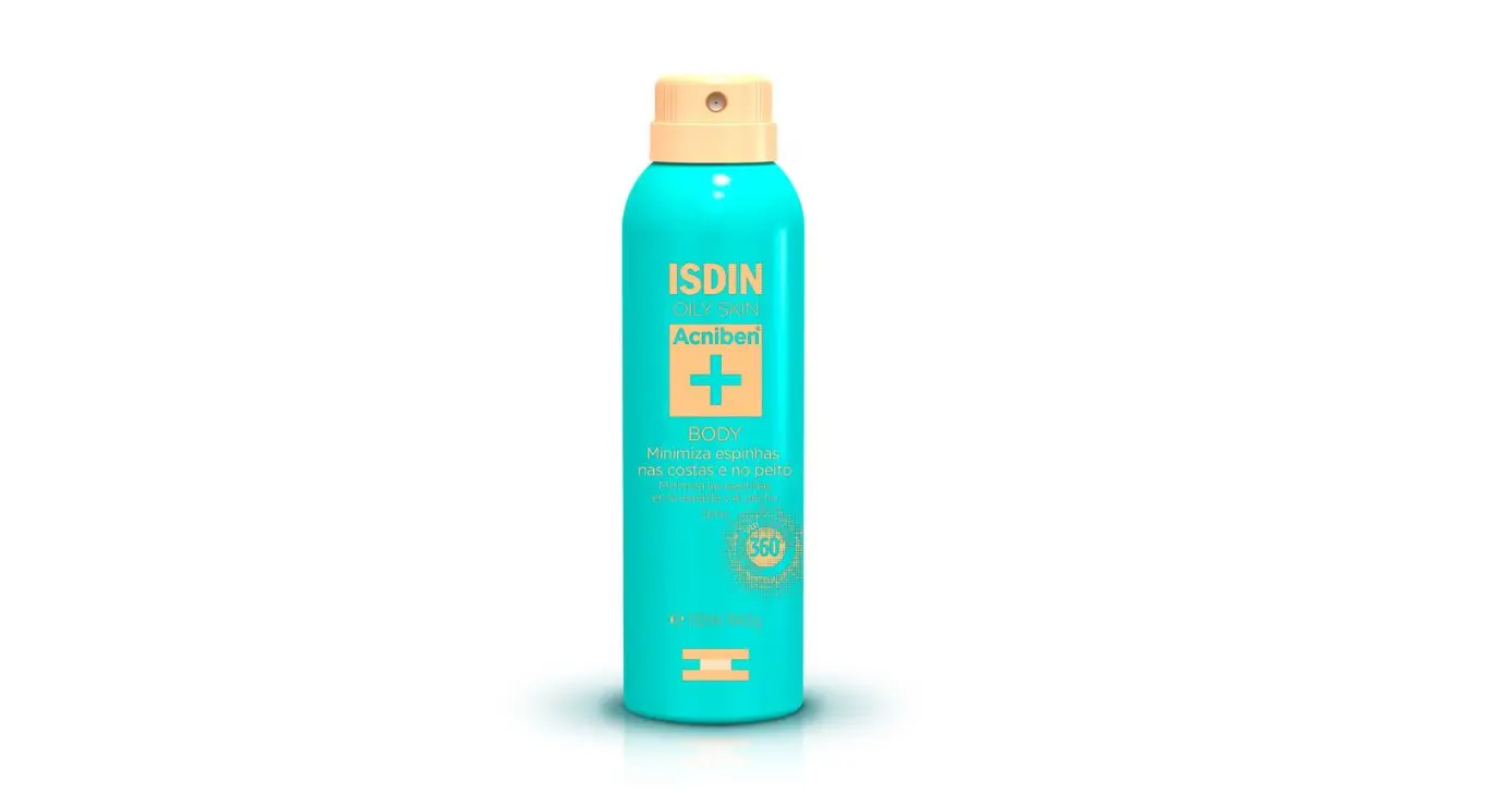 Acniben Body Spray ajuda a combater espinhas (Foto: Isdin)