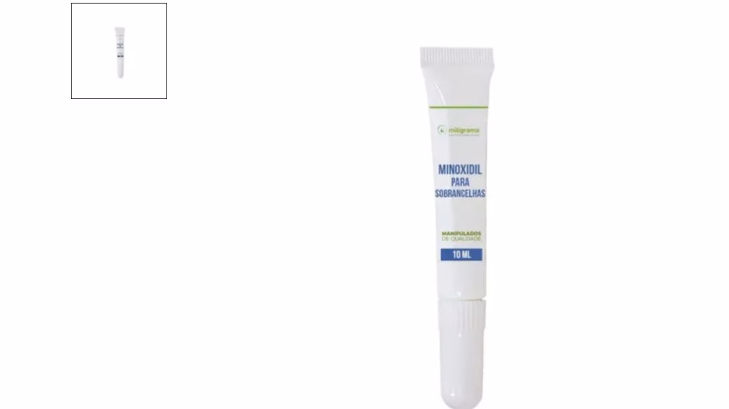 Minoxidil para Sobrancelhas 10ml - Foto Internet