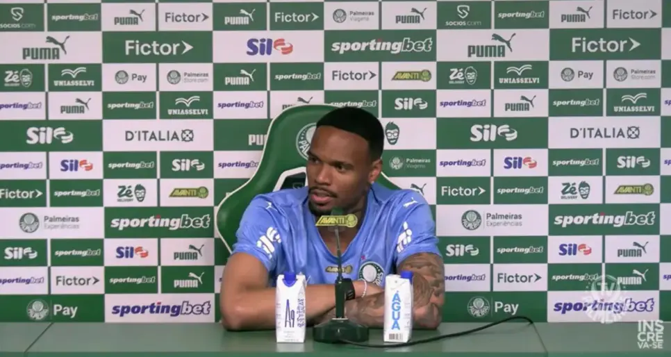 Carlos Miguel, goleiro do Verdão (Foto: Palmeiras TV) Carlos Miguel, goleiro do Verdão (Foto: Palmeiras TV)