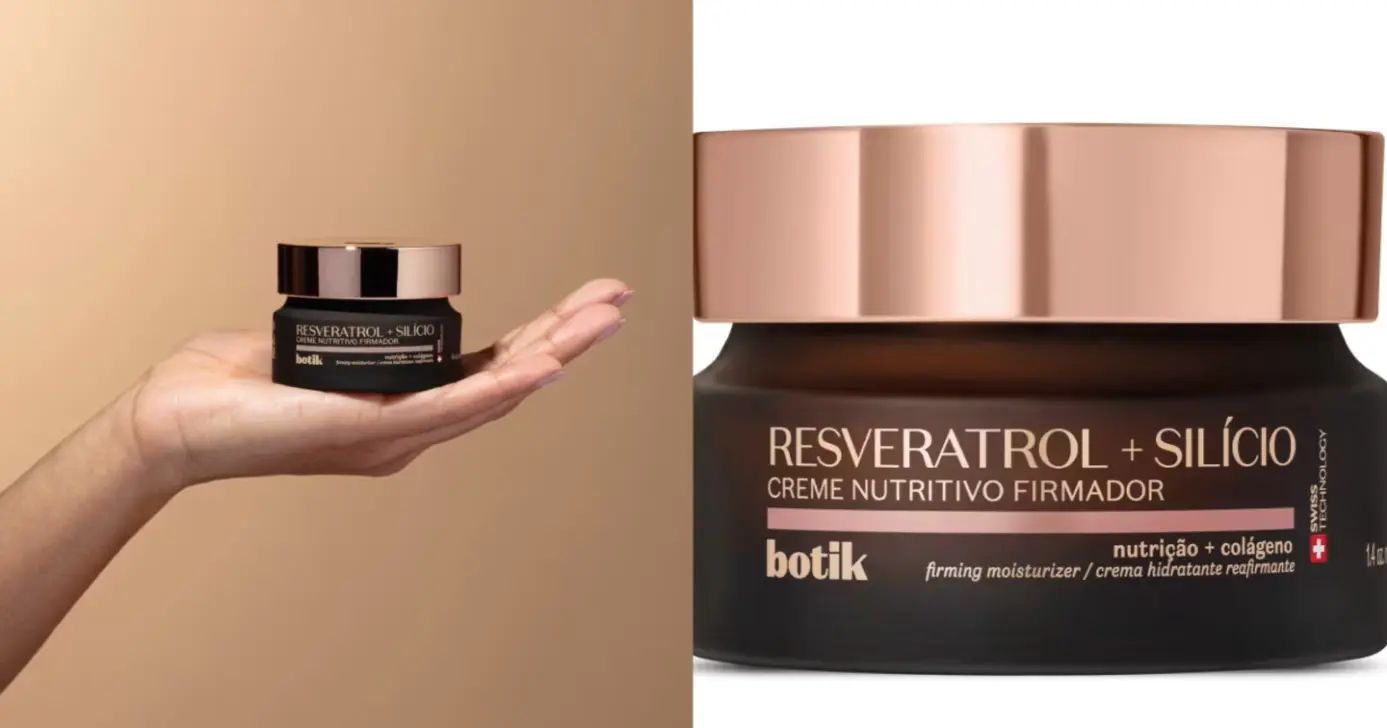 Creme Nutritivo Firmador Botik Resveratrol e Silício, do Boticário (Foto: Reprodução/Internet) Creme Nutritivo Firmador Botik Resveratrol e Silício, do Boticário (Foto: Reprodução/Internet)
