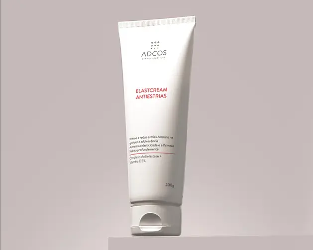 Creme para estrias Elastcream da Adcos (Foto Reprodução) Creme para estrias Elastcream da Adcos (Foto Reprodução)