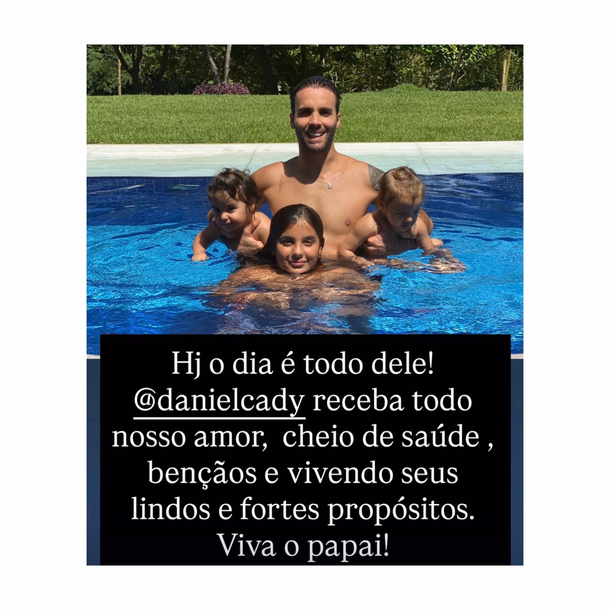 Ivete Sangalo desejou feliz aniversário para Daniel Cady (Foto: Reprodução/ Instagram)