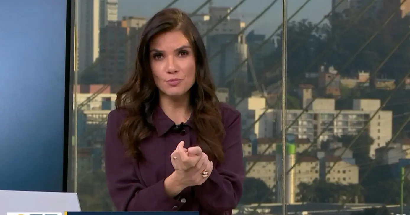 Sabina Simonato no Bom Dia Brasil (Foto: Reprodução / Globo) Sabina Simonato no Bom Dia Brasil (Foto: Reprodução / Globo)