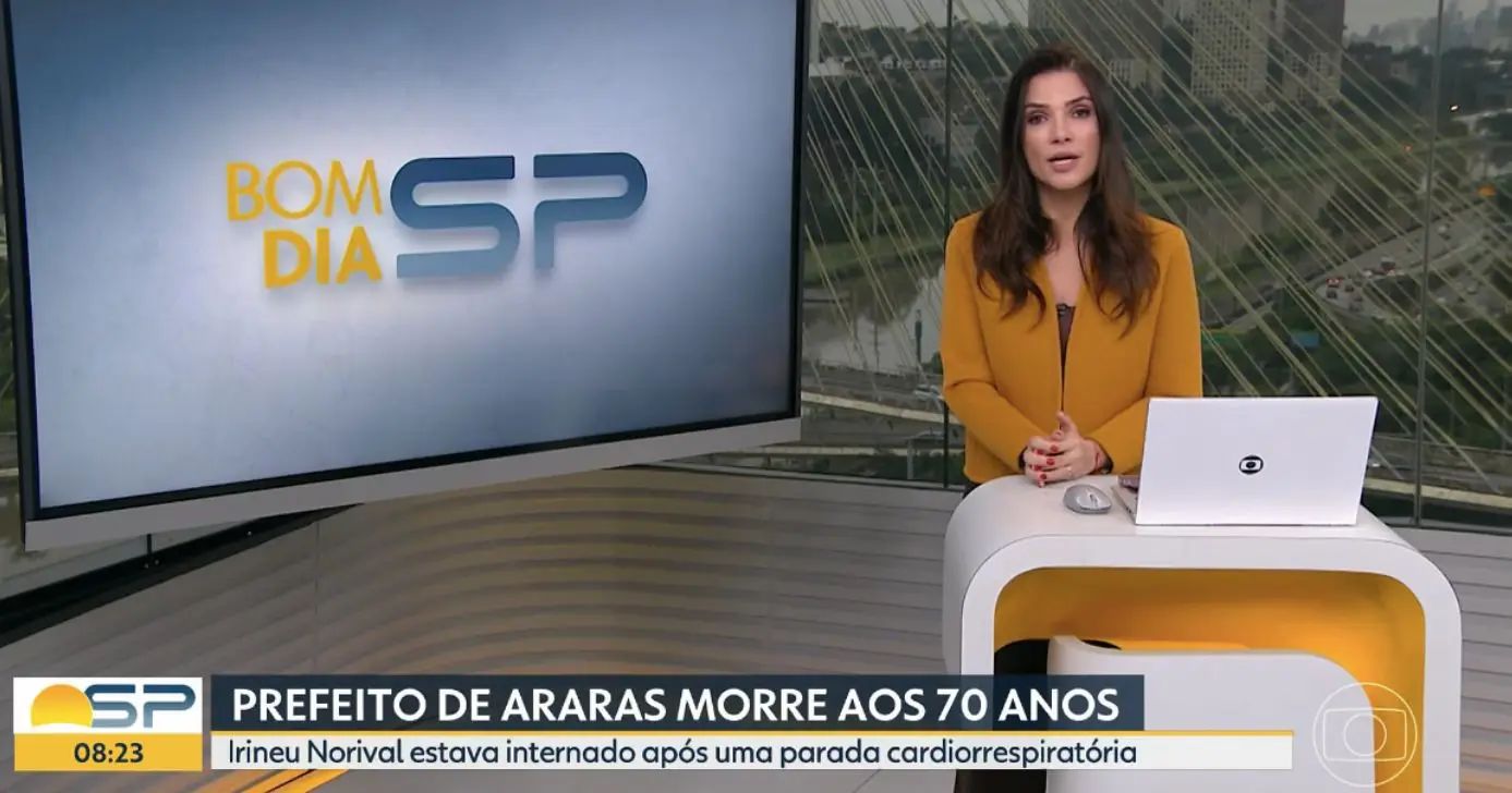 Sabina Simonato durante o Bom Dia São Paulo Sabina Simonato durante o Bom Dia São Paulo