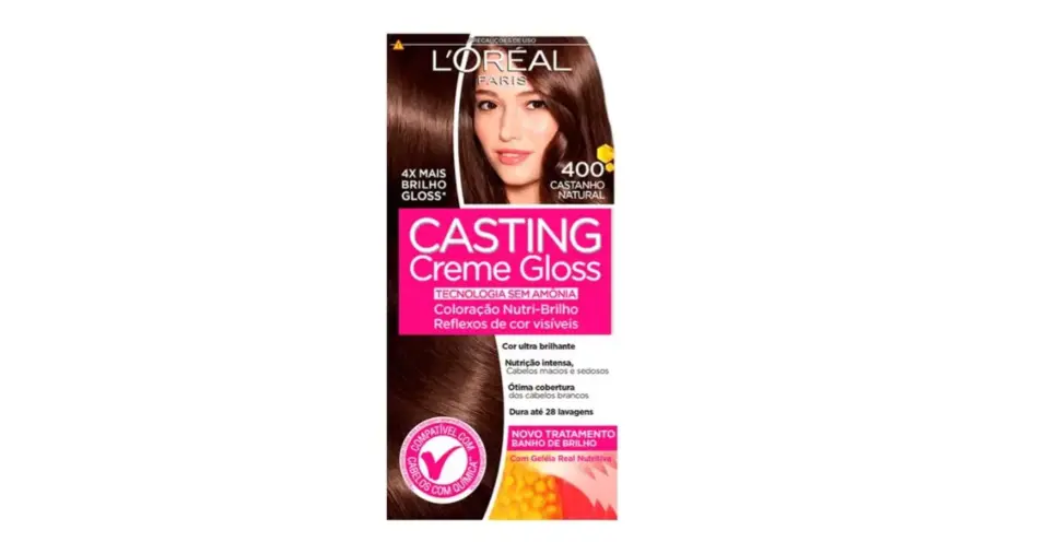Tinta L'Oréal Casting Creme Gloss para grisalhos (Foto: L'Oréal Paris) Tinta L'Oréal Casting Creme Gloss para grisalhos (Foto: L'Oréal Paris)
