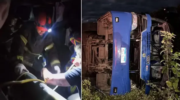 Acidente com ônibus de time de basquete deixa mortos e feridos no Ceará (Foto: Reprodução / Globo) Acidente com ônibus de time de basquete deixa mortos e feridos no Ceará (Foto: Reprodução / Globo)