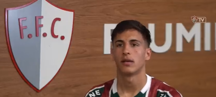 Facundo Bernal (Foto: Fluminense TV) Facundo Bernal (Foto: Fluminense TV)