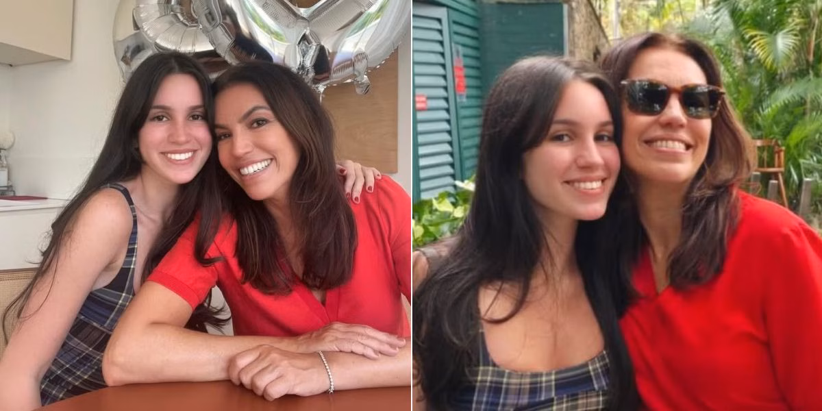 Ana Pula Araújo e a filha Melissa (Reprodução: Instagram) Ana Pula Araújo e a filha Melissa (Reprodução: Instagram)